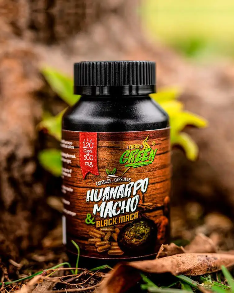 Black Maca Root and Huanarpo Macho Capsules l 100% Natural Energizer and Booster l Immune Support for Men (1500mg per Serving) l Male Health supplenent l Amazon Andes - Imagen 8